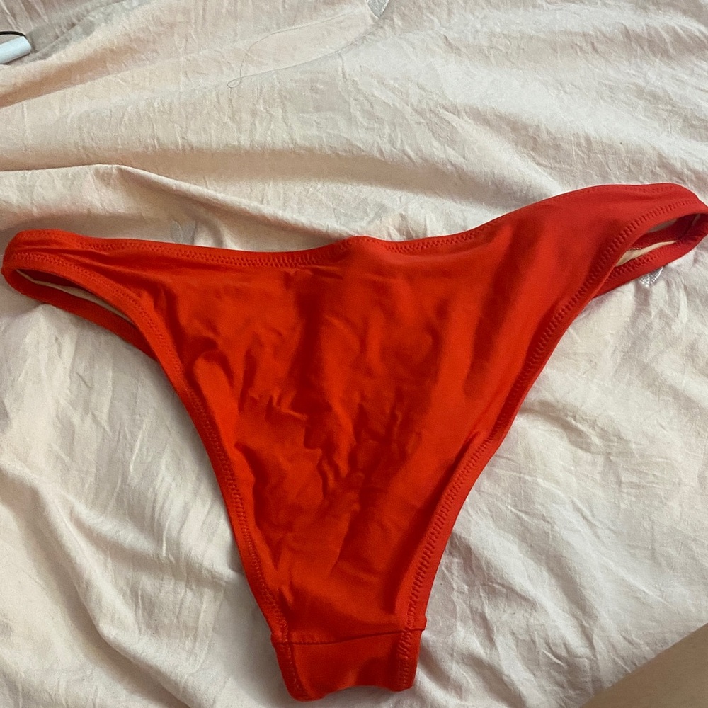 J crew 1989 Vibrant Red Bikini Bottom - Picture 4 of 4